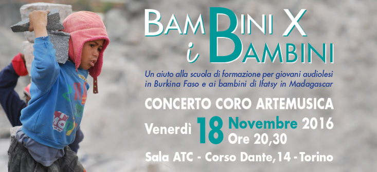 Bambini x i Bambini, concerto 18 novembre
